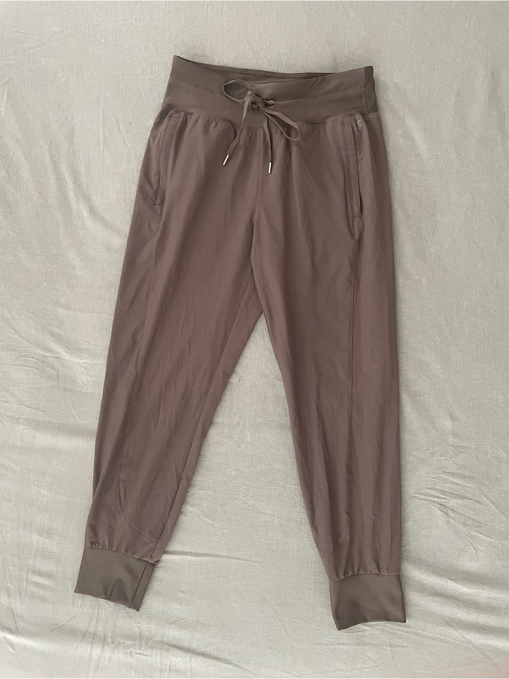 CALIA Brown Drawstring Jogger Pants